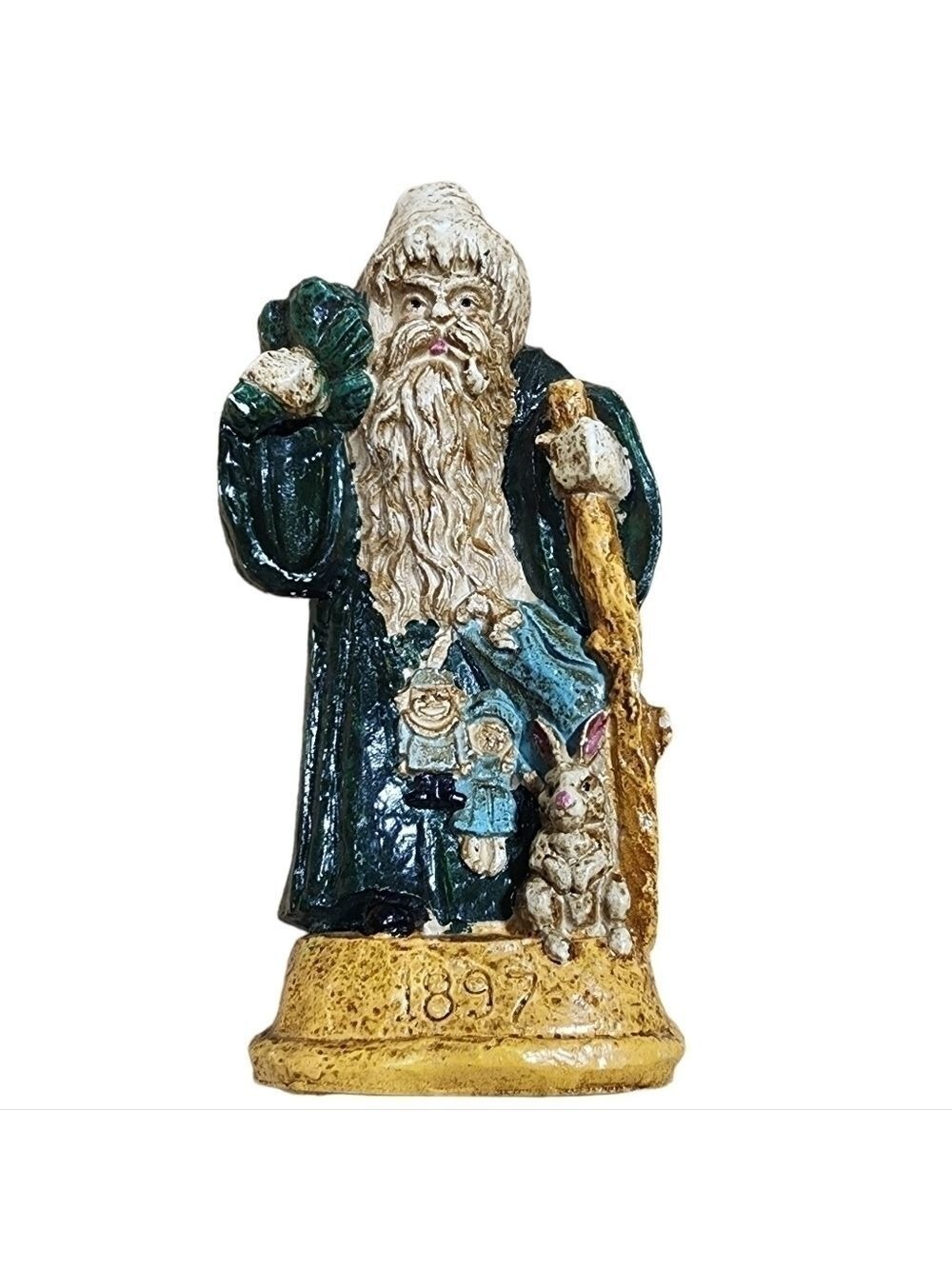Vintage Memories of Santa Evolution of Santa Claus 8" figure *read*